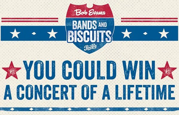 Bob Evans Pepsi Summer Sweepstakes: Win Trip to Live Nation Concert
