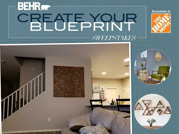 Behr Create Your Blueprint Sweepstakes: Win $10000 Cash!