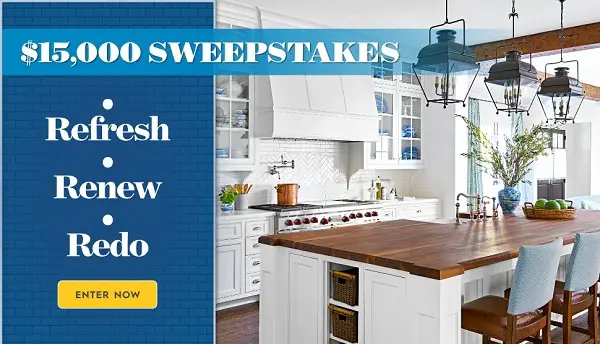 BHG.com Refresh Your Space $15k Sweepstakes: Win Cash