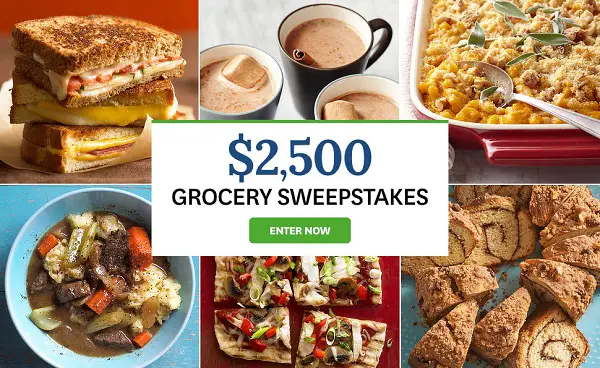 BHG.com $2500 Grocery Sweepstakes