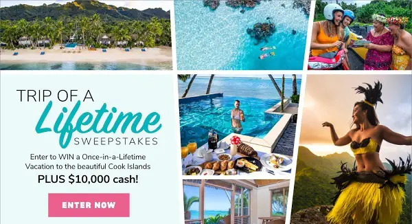 BHG.com Trip of a Lifetime Sweepstakes