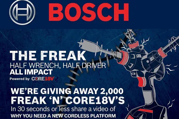 Boschtools.com Freak N Contest