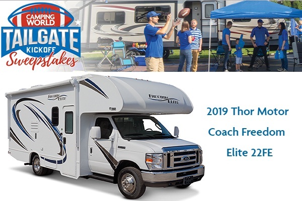 CampingWorld.com Tailgate Kick Off Sweepstakes
