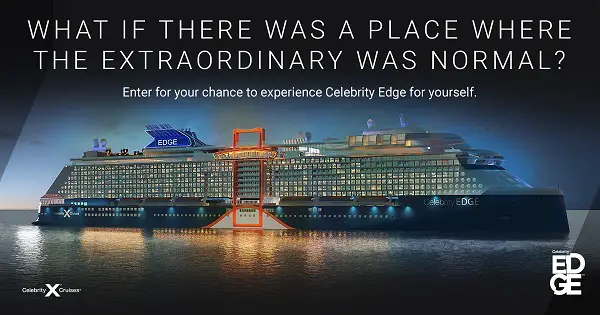 Celebritycruises.com Celebrity Edge Sweepstakes