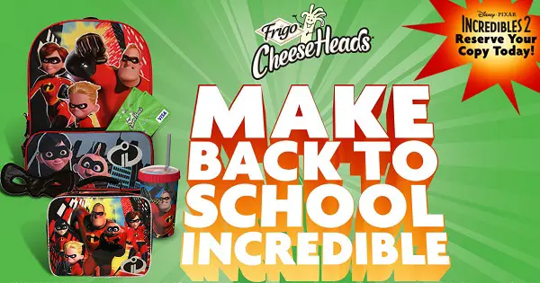 Frigo Cheese Heads Make Back to School Incredible Instant Win Game