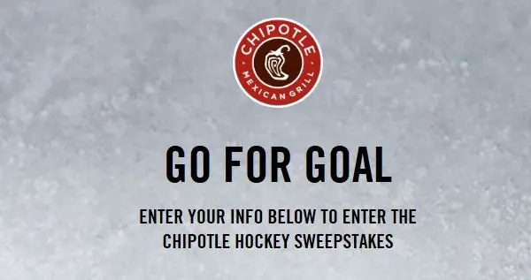 Chipotle.com Chance-to-Win Hockey Sweepstakes