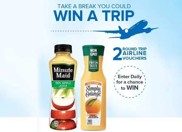Minute Maid® and Simply® April/May Text to Win Program