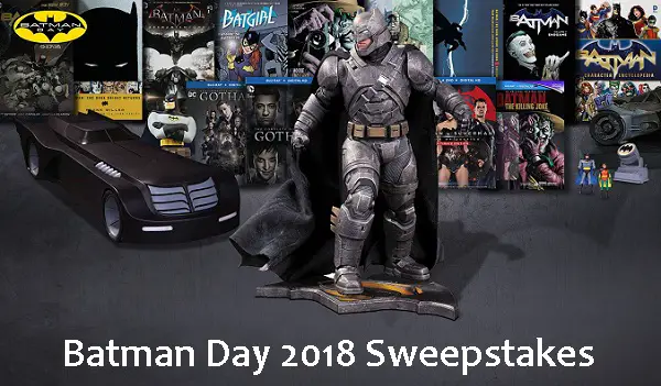 Dccomics.com Batman Day Sweepstakes 2018