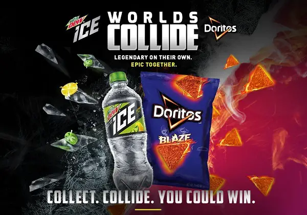 Worlds Collide Mtn Dew and Doritos Instant Win Game: Win 424 Prizes Daily