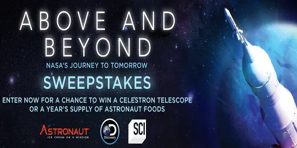 Discovery.com NASA Above And Beyond Sweepstakes