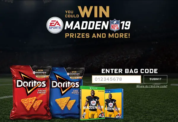 Doritos Madden NFL 19 Promotion: Win free trip to SuperBowl LIII