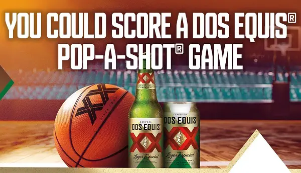 DOS Equis Pop-A-Shot Sweepstakes (35 Winners)