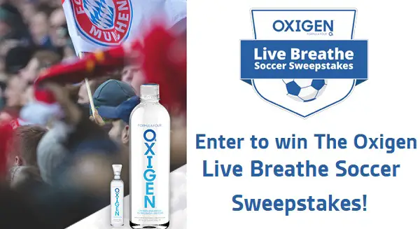 Drinkoxigen.com Live Breathe Soccer Sweepstakes