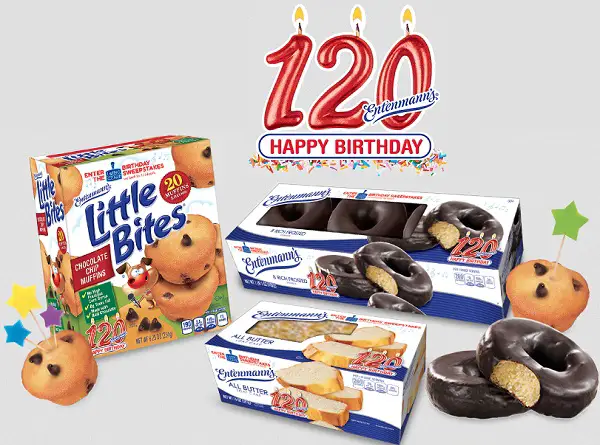 Entenmann’s 120th Birthday Celebration Sweepstakes: Win free trip to NY and More!