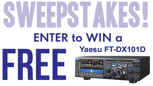Gigaparts Sweepstakes 2021: Win Yaesu FT-DX101D