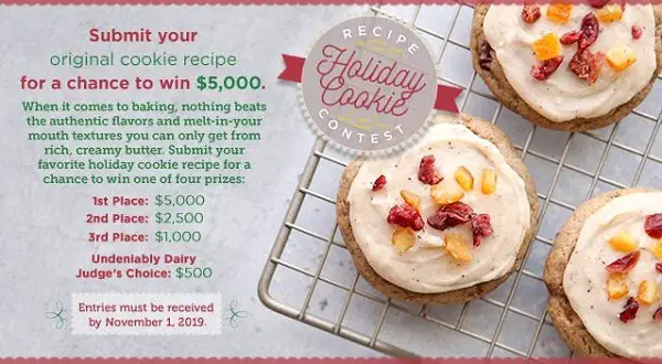 Go Bold With Butter Holiday Cookie Recipe Contest 2020