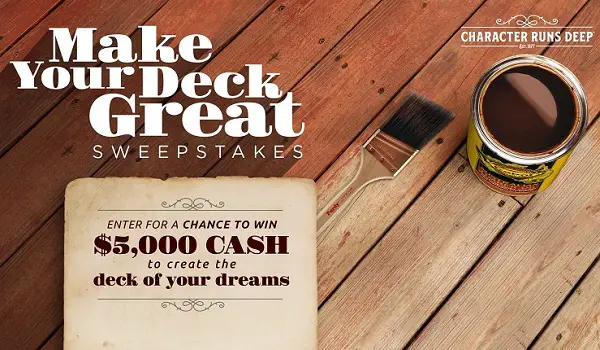 HGTV.com Make Your Deck Great Sweepstakes