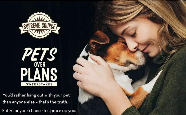 HGTV.com Pets Over Plans Sweepstakes