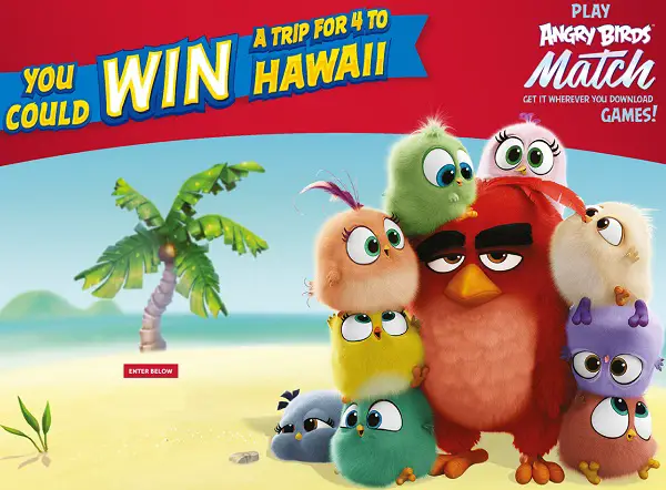 Hostess Angry Birds Sweepstakes: Win Free Trip to Hawaii!