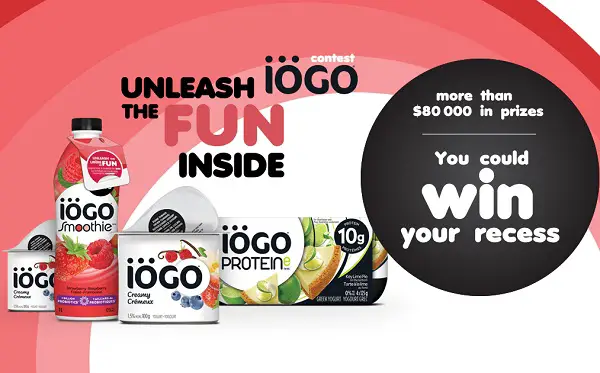 Iogo Unleash the Fun Inside Contest: win 1 of 15020 Super Fun Prizes!