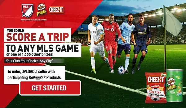 Kellogg’s MLS Soccer Win a Trip Sweepstakes