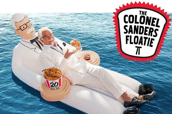 Win 1 of 750 KFC's Colonel Sanders Floaties Giveaway