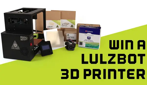 LulzBot.com Win $1800 Mini 3D Printer Giveaway