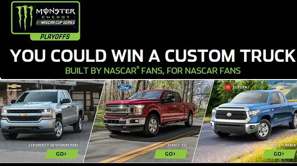 Nascar.com Ford Playoffs Promotion Sweepstakes: Win 2018 Ford F‑150