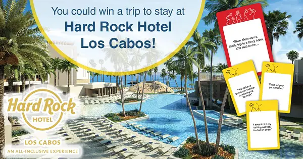 Playmonster Hard Rock Hotel Los Cabos Sweepstakes