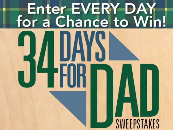 Popular Woodworking 34 Days of Dad Sweepstakes