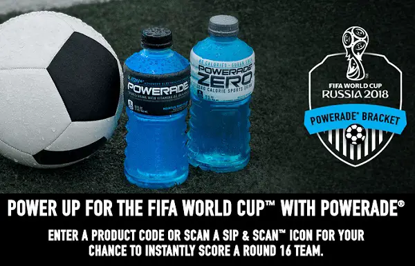 Powerade.com FIFA Instant Win Game: Win 5000+ Prizes Instantly