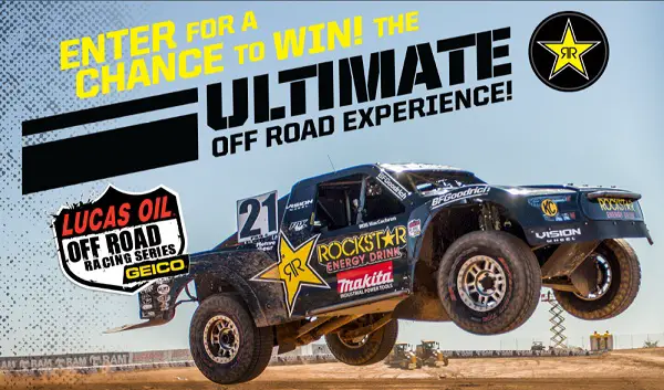 Rockstar Energy Drink National Off Road Sweepstakes