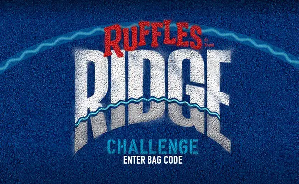 Ruffles Ridge Challenge: Enter Bag Code to Win Prizes