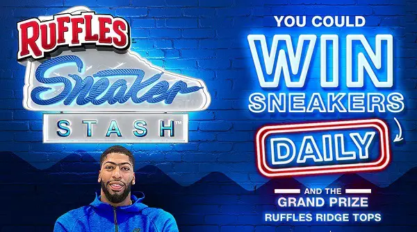Ruffles Sneaker Stash Instant Win Game: Win a Pair of Sneakers Daily!