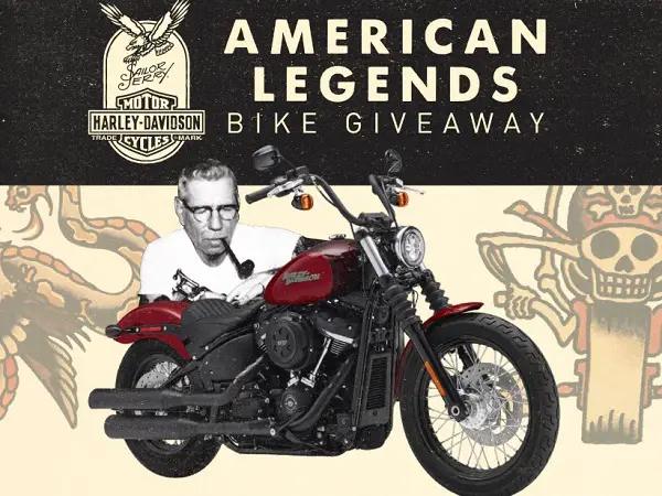Sailor Jerry Harley-Davidson American Legends Bike Giveaway