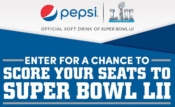 Pepsi Super Bowl 52 Instant Win Game 2018