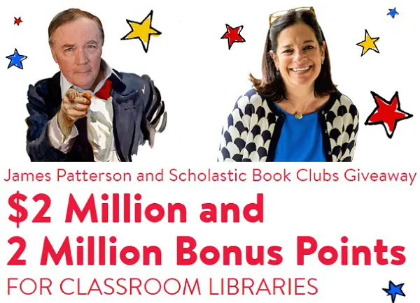 James Patterson and Scholastic Book Clubs Classroom Library Giveaway