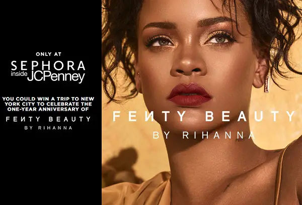 Sephora Inside JCPenney A Night with Fenty Beauty Sweepstakes