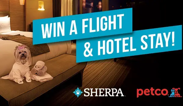 Sherpapet.com Sweepstakes: Win Free Flight and Hotel Stay