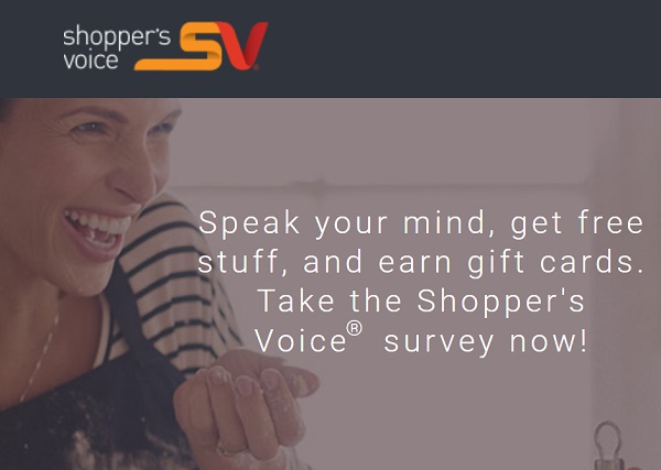 Shopper's Voice Survey Sweepstakes: Win $1,500 Cash Prize (Monthly Prizes)