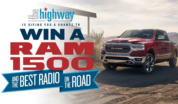 Siriusxm.com: Win a 2019 Ram 1500 Sweepstakes