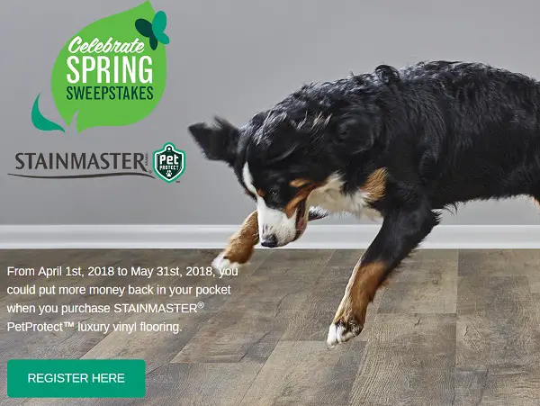 STAINMASTER PetProtect Celebrate Spring Sweepstakes