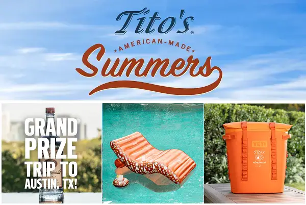 Tito's Summer Sweepstakes 2024 (261 Prizes)