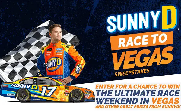 SunnyD Race to Vegas Sweepstakes and Instant Win Game