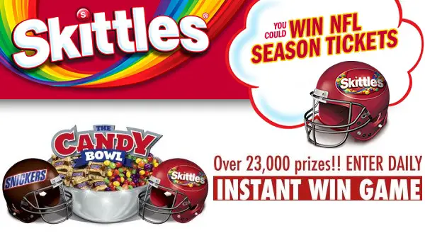 Snickers & Skittles Super Bowl LII Rivalry Instant Win Game