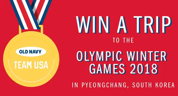 Team USA/Old Navy Pyeongchang Sweepstakes