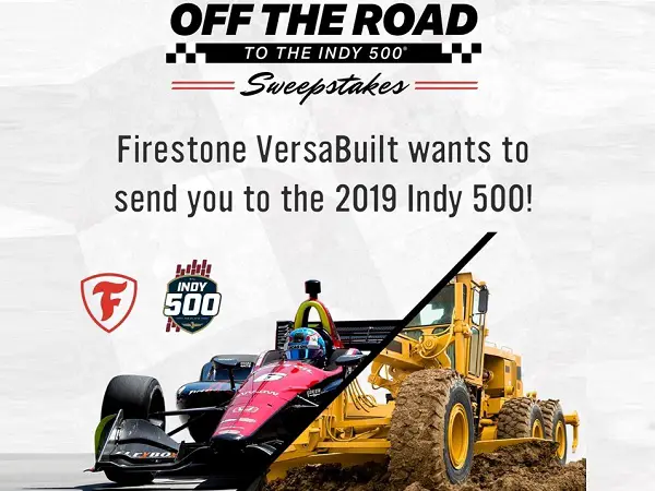Firestone Off-the-Road to the 2019 Indy 500 Sweepstakes