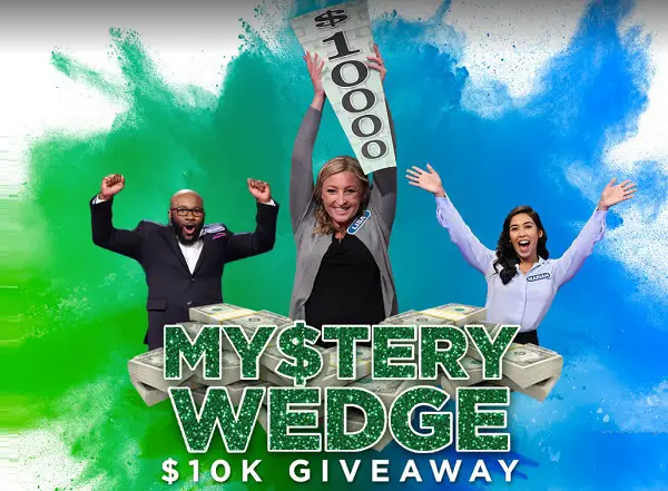 Wheeloffortune.com Mystery Wedge Win $10K Giveaway