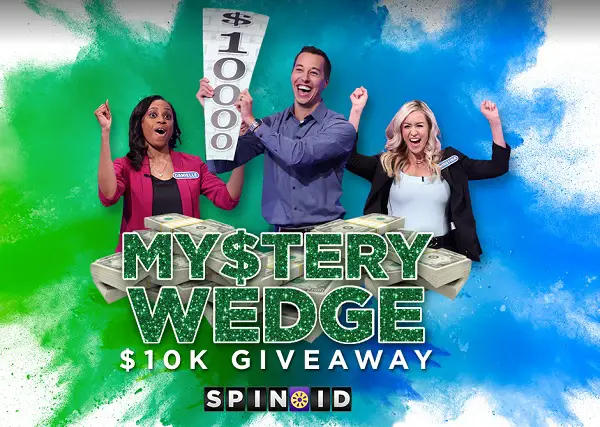 Wheeloffortune.com Mystery Wedge Giveaway 2025: Win $10000 Real Cash! (7 Winners)