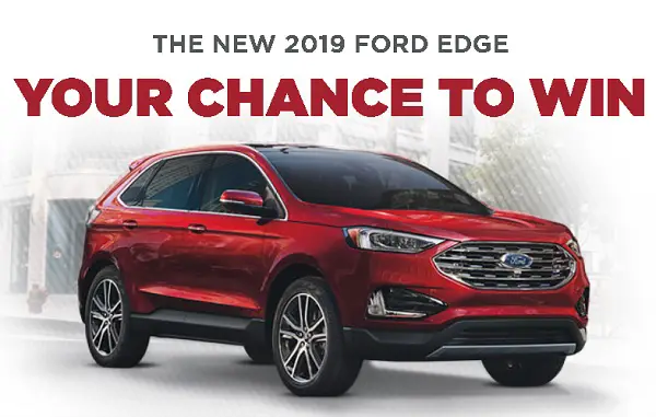Costco Win a 2019 Ford Edge contest on winafordedge.ca